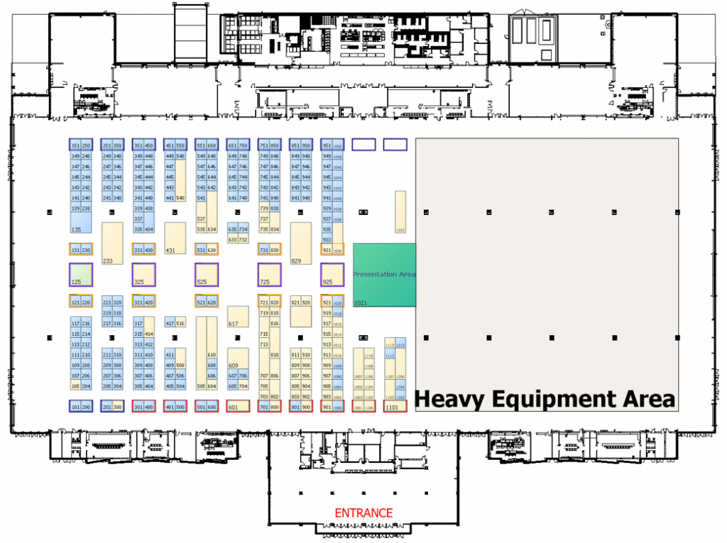 2018 Oil & Gas Convention layout